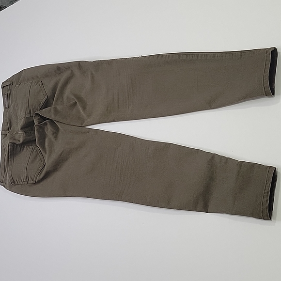 Zara Brown Moto Skinny Jeans SZ 2 - Picture 13 of 14